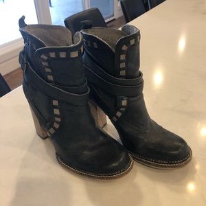 Leather Free People Boots